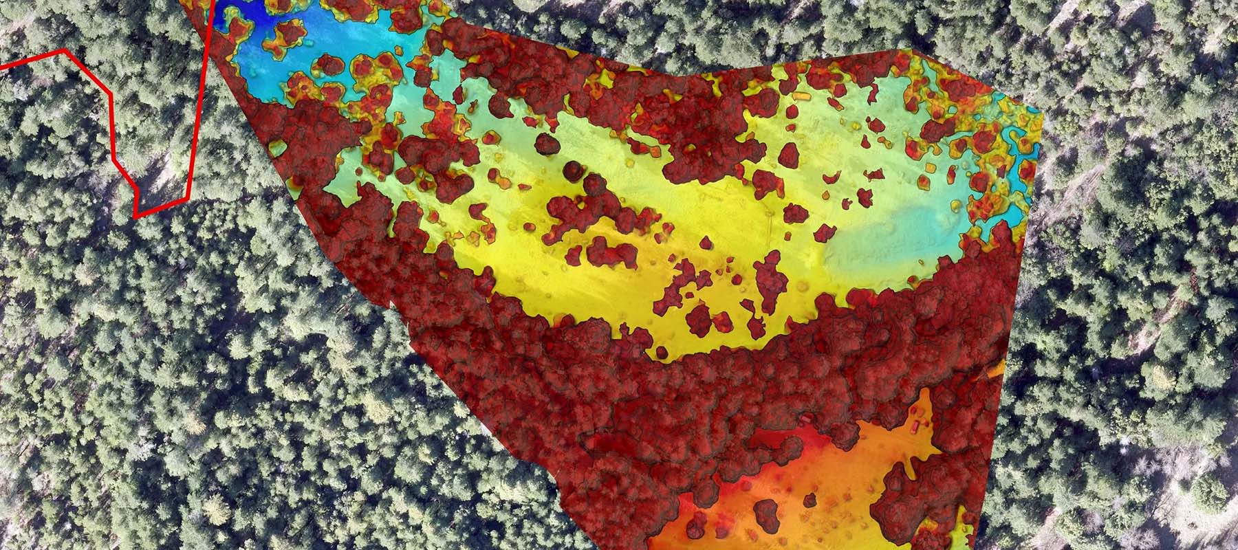Baskins Prairie Creek Elevation Map